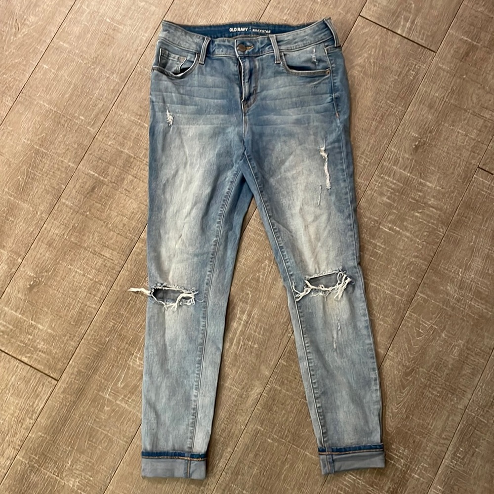 Old Navy Mid-Rise Rockstar Super-Skinny Jeans for Women